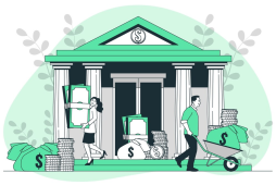 ilustração de um melhor banco para empréstimo