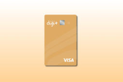 cartão digimais gold em um fundo branco e dourado