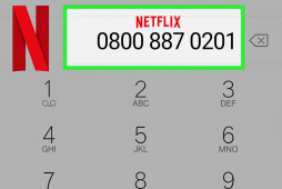 imagem com o numero do telefone da netlix