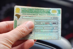imagem de CNH mostrando onde fica o número da carteira nacional de habilitação