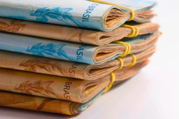 monte de dinheiro representando Economizar 10 mil em um ano