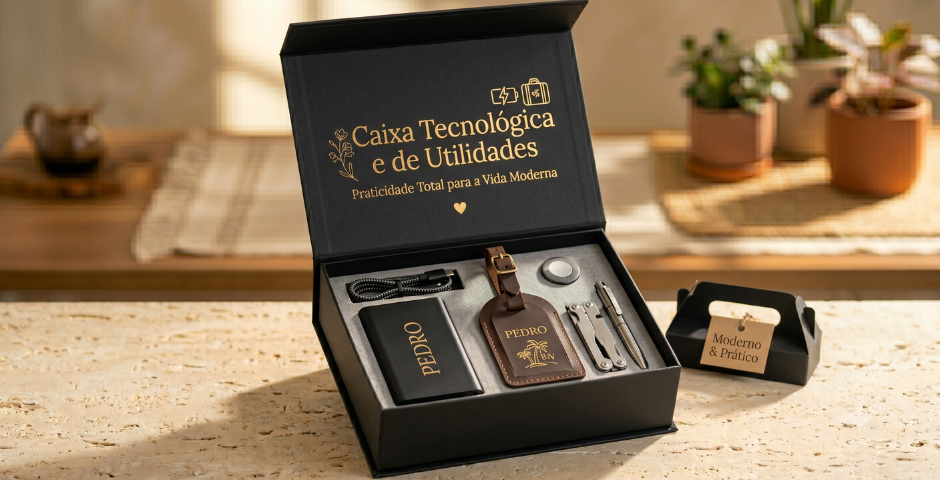 Caixa tecnológica ou de utilidades (moderna)