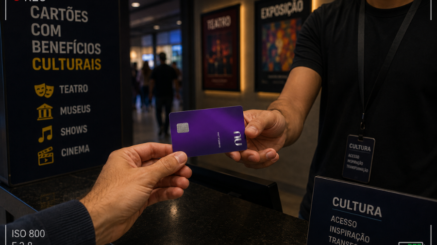 Cartões com benefícios culturais