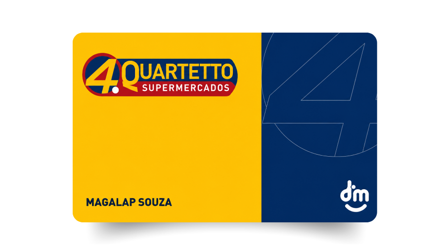 Quartetto Supermercados – Cartão Quartetto