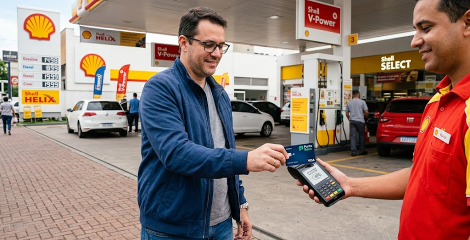 Cartão para posto de gasolina - Porto Bank