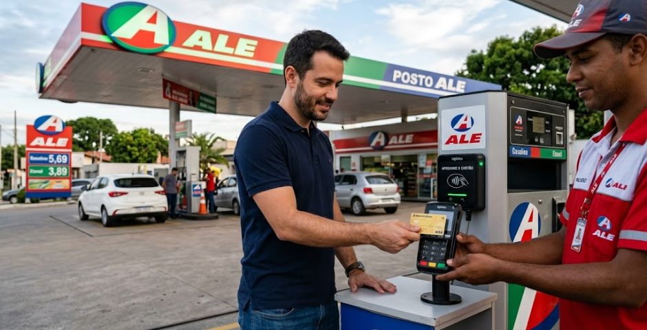 Cartão para posto de gasolina - Livelo e ALE