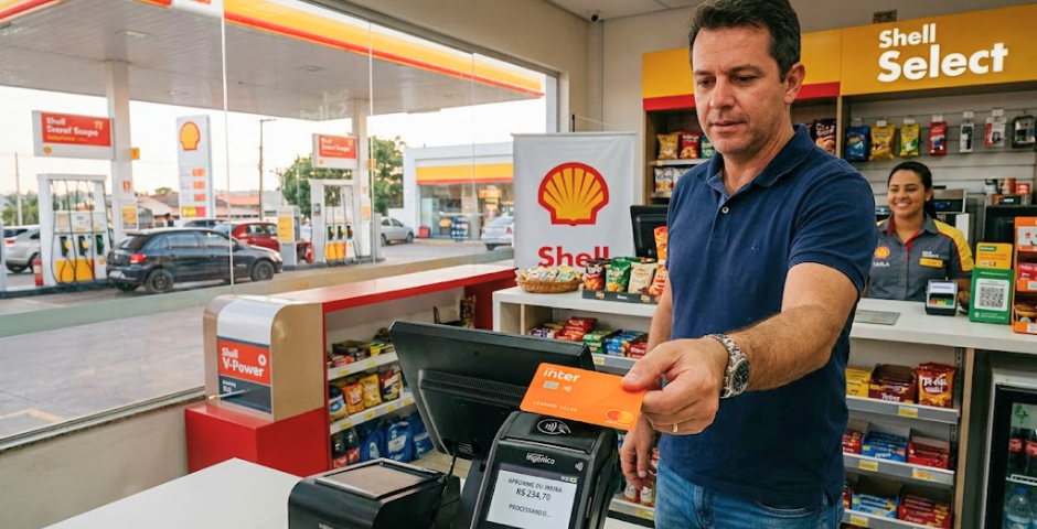 Cartão para posto de gasolina - Banco Inter
