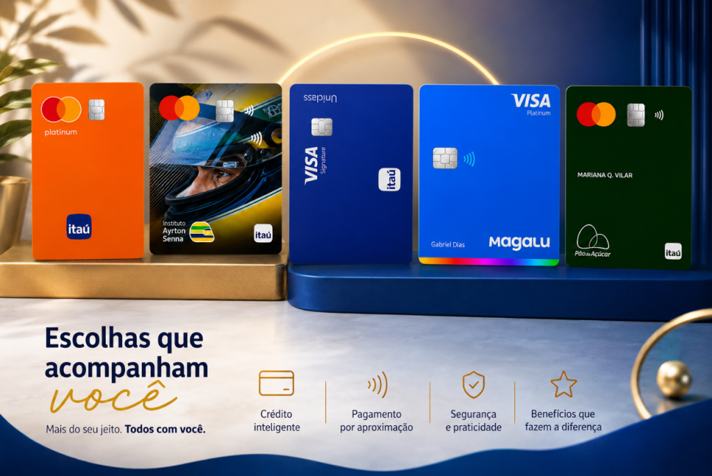 melhores cartões sem anuidade do Banco Itaú