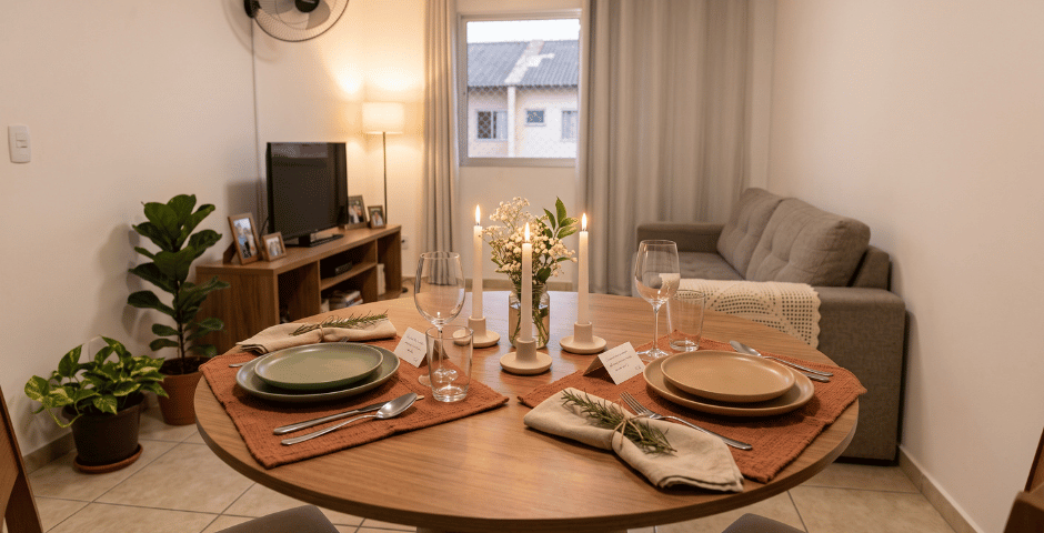 Como fazer uma decoração romântica barata