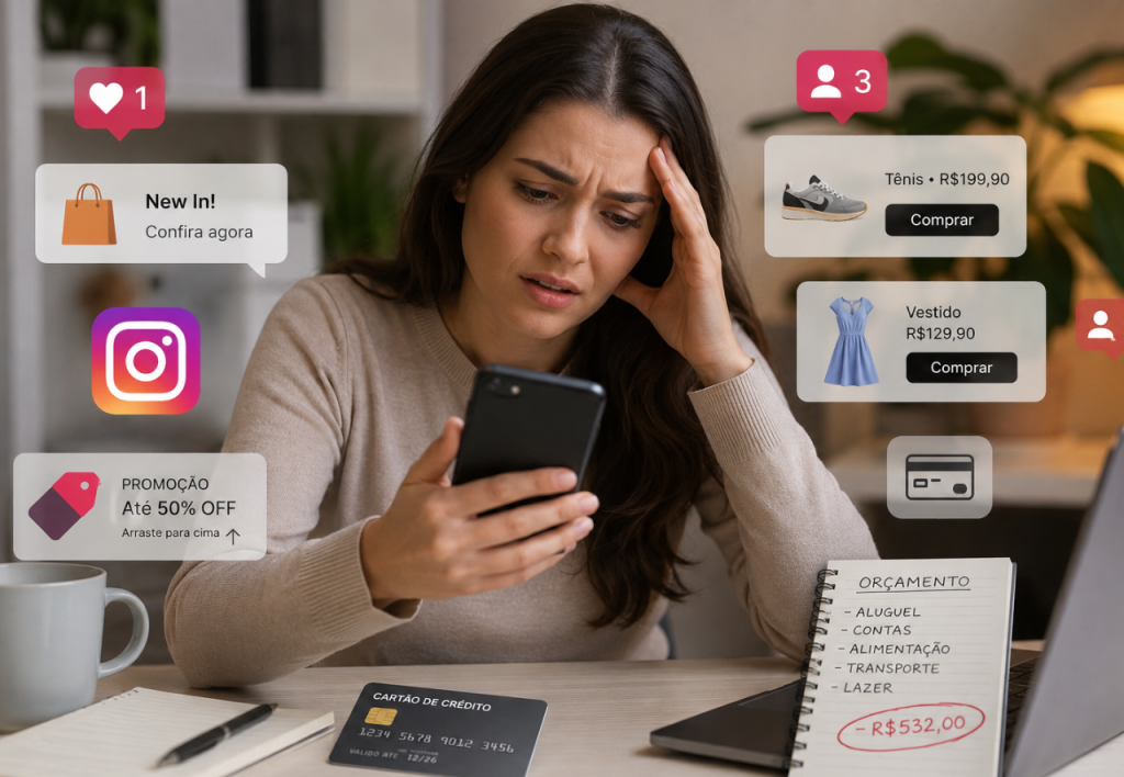 Como o instagram afeta suas finanças sem você perceber